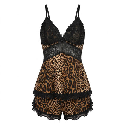 Nº 628 - Pajama Set with Lace Top